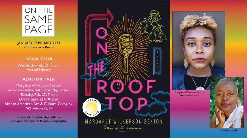 A flyer for the book on the roof top by margaret wilson.