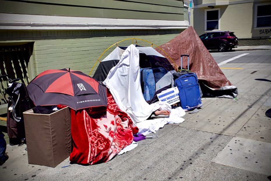 tents on 19th street