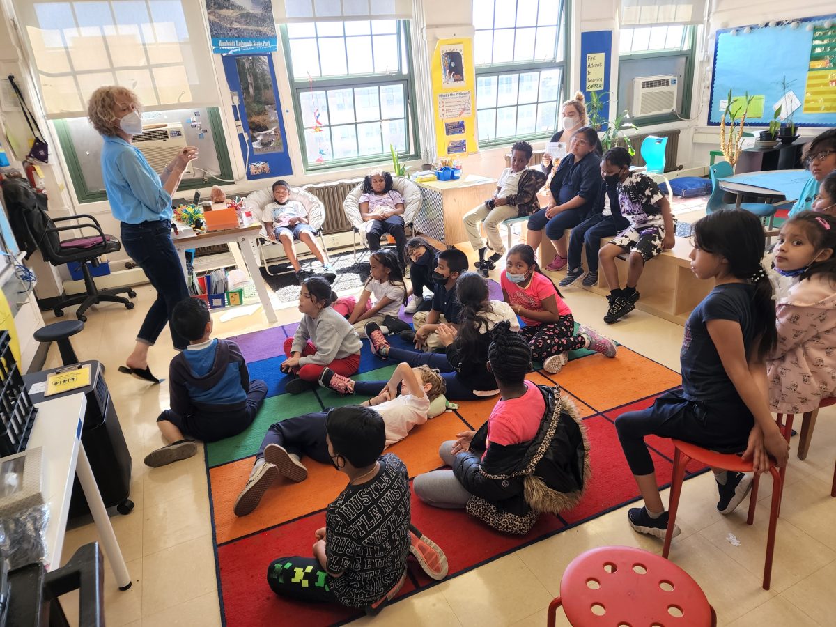 Teacher Manuela Wolf at Sanchez Elementary in San Francisco