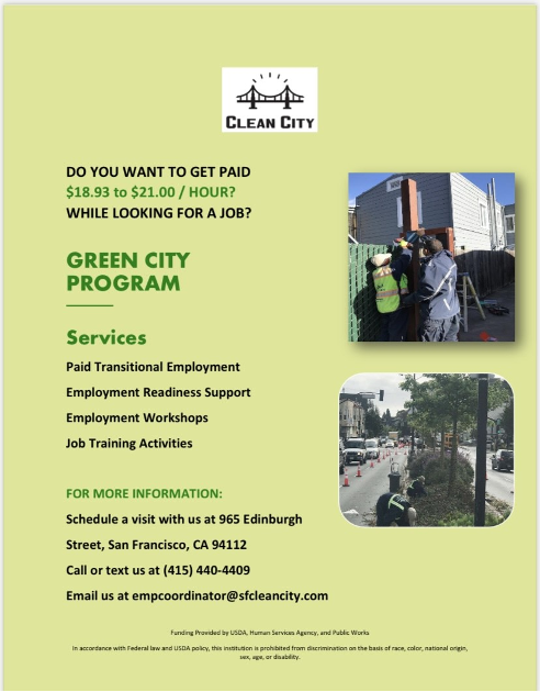 Edmonton green city program flyer.