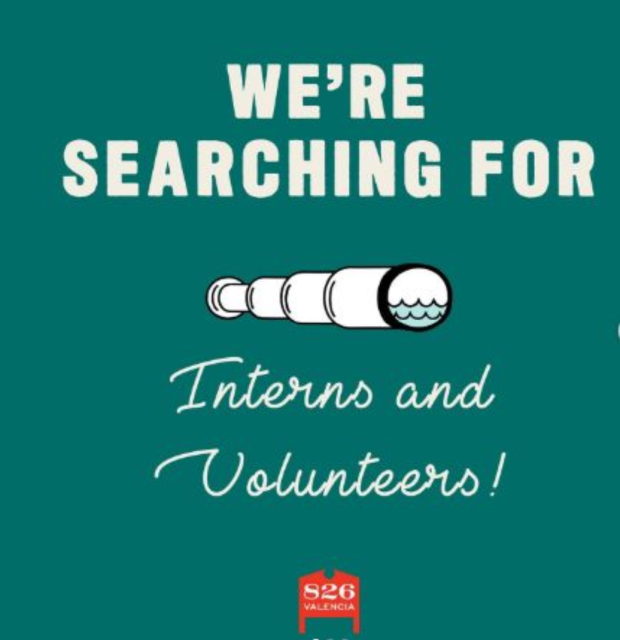 We're searching for interns and volunteers.