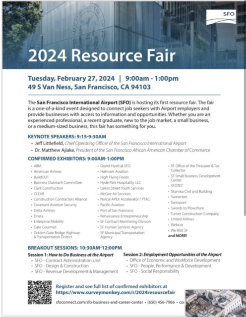 2020 resource fair flyer.