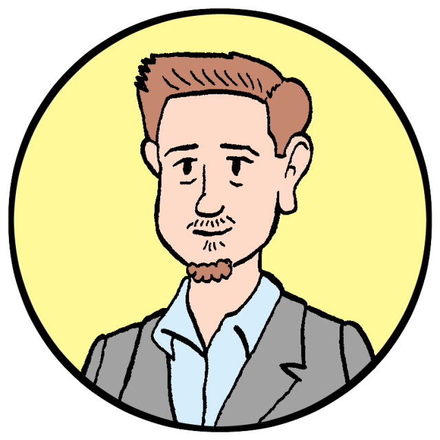 A cartoon of District 9 supervisorial candidate Trevor Chandler.