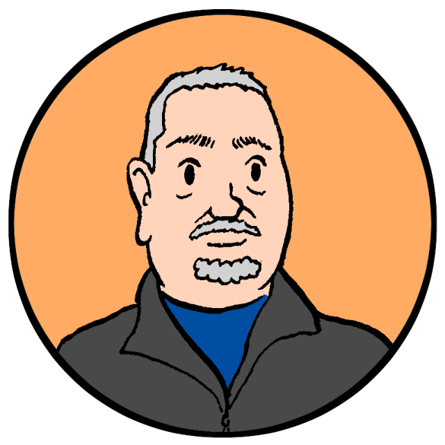 A cartoon of District 9 supervisorial candidate Michael Petrelis.