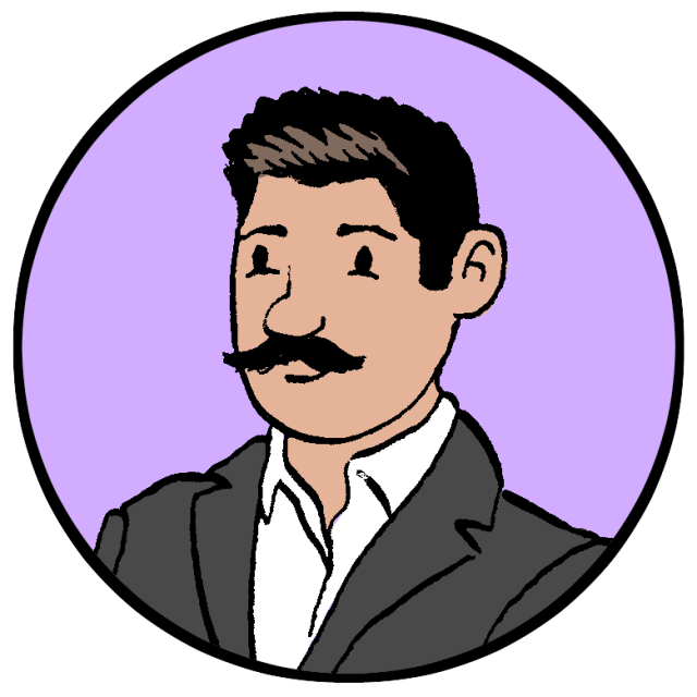 A cartoon of supervisorial candidate Stephen Torres.